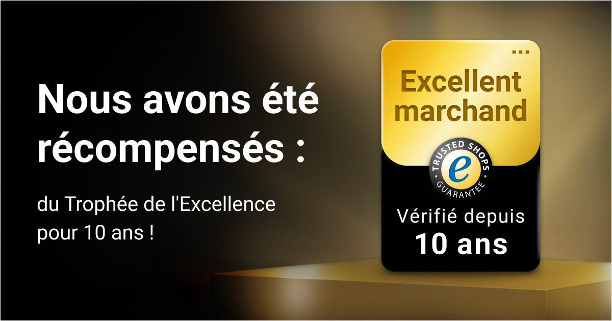 Trophée de l'Excellence Trusted Shops